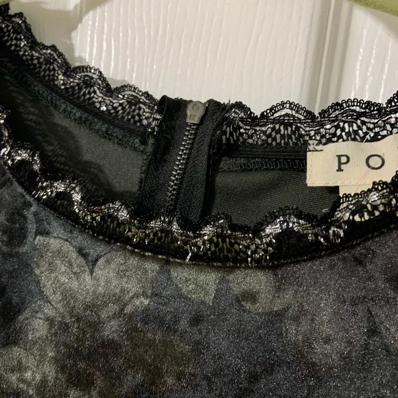 Vintage Dressy Racerback Hi Lo Tank Floral Oversized Size Large - Picture 5 of 9